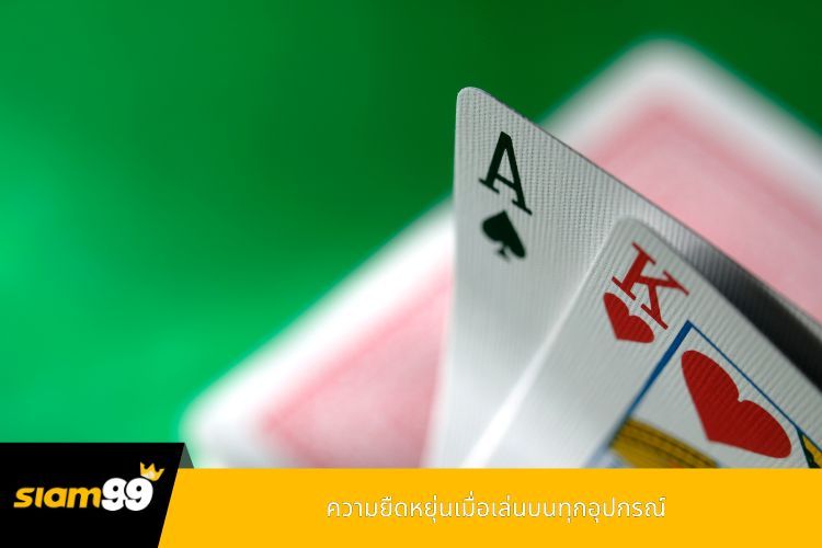 ความยืดหยุ่นเมื่อเล่นบนทุกอุปกรณ์